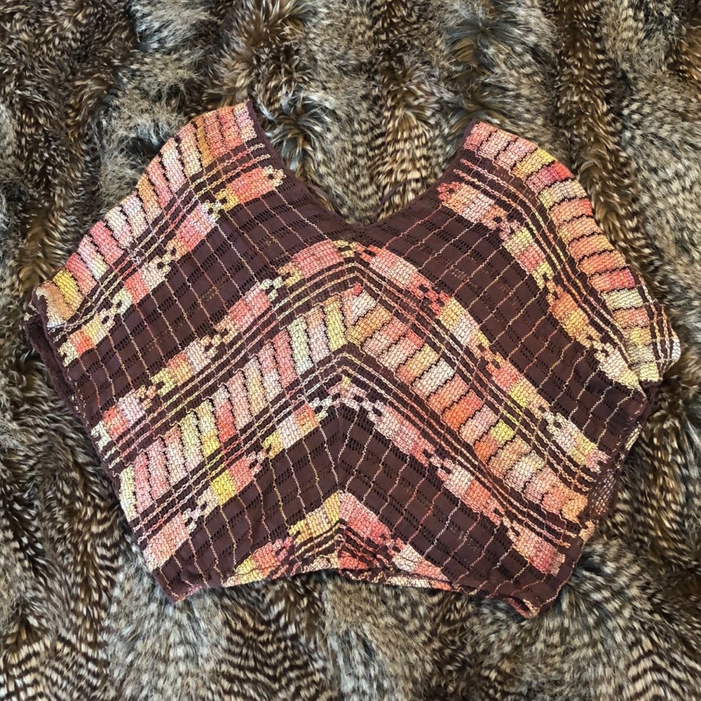 Free People Crochet Top - Multicolor